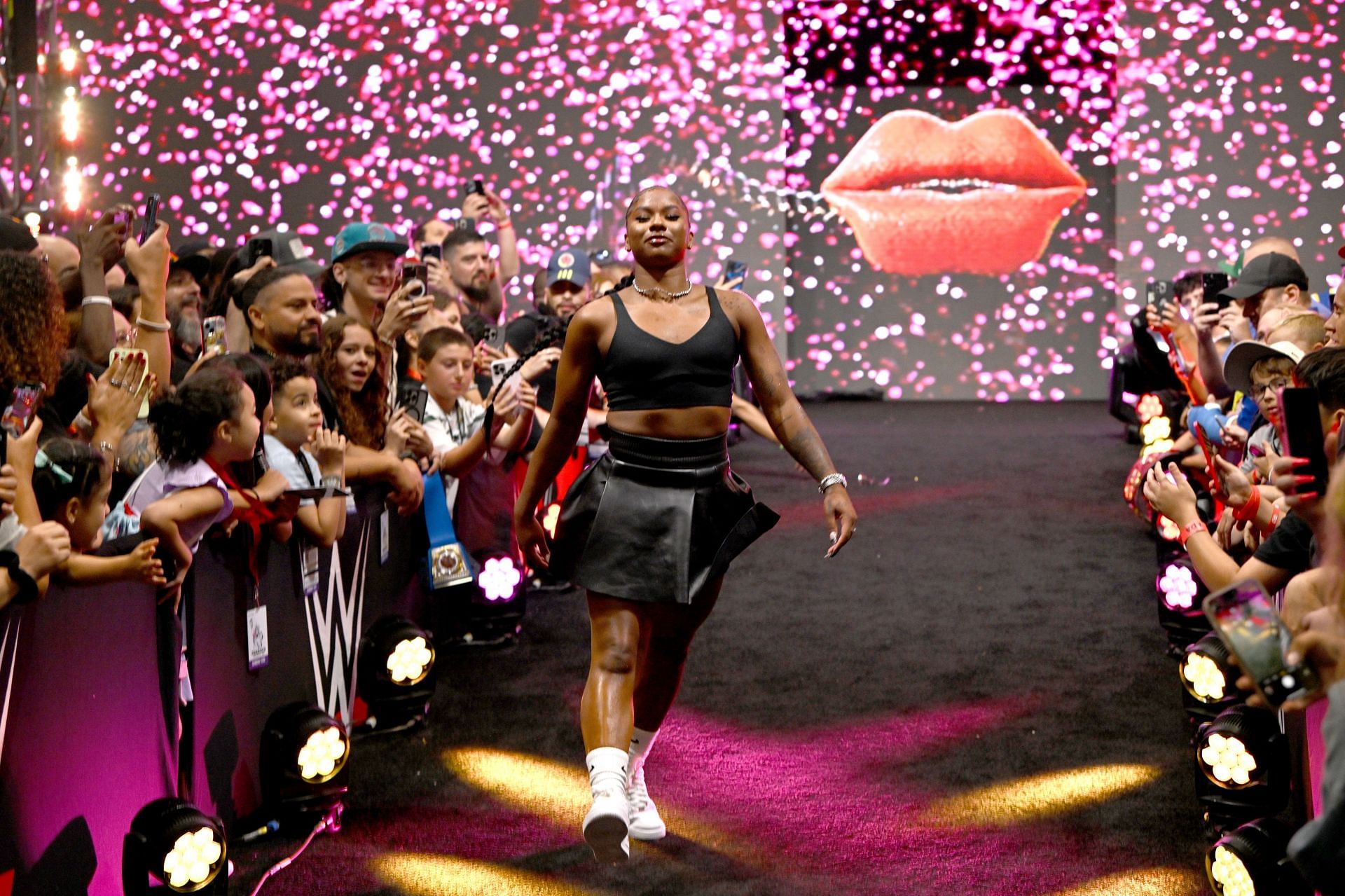 Jordan Chiles at Fanatics Fest NYC 2025 - Source: Getty